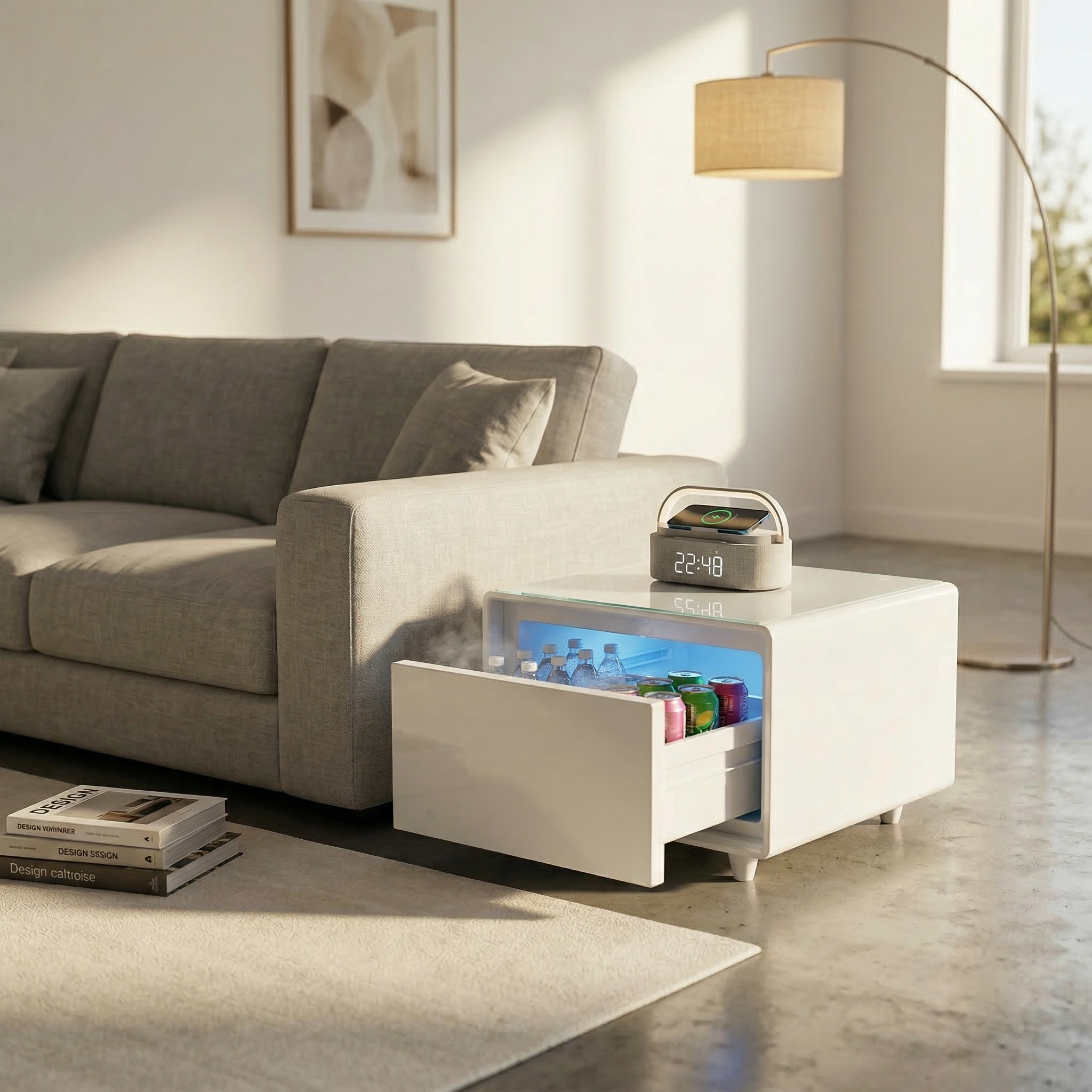 Bundle offer - Timber Smart Side Table 65L + 4 in 1 Bluetooth speaker