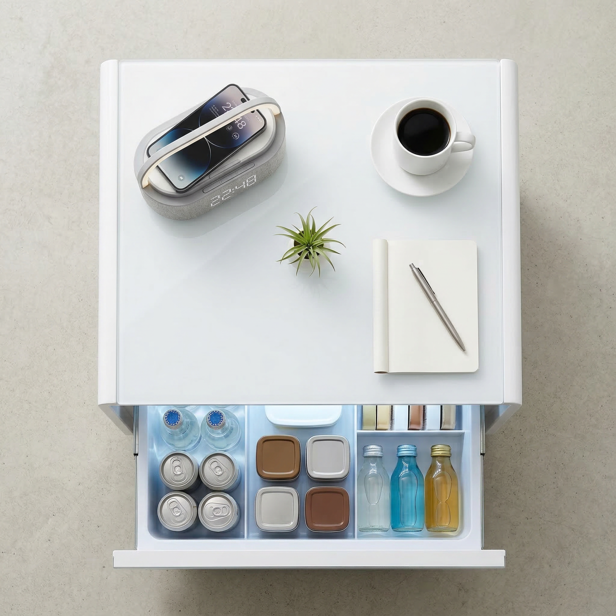 Bundle offer - Timber Smart Side Table 65L + 4 in 1 Bluetooth speaker
