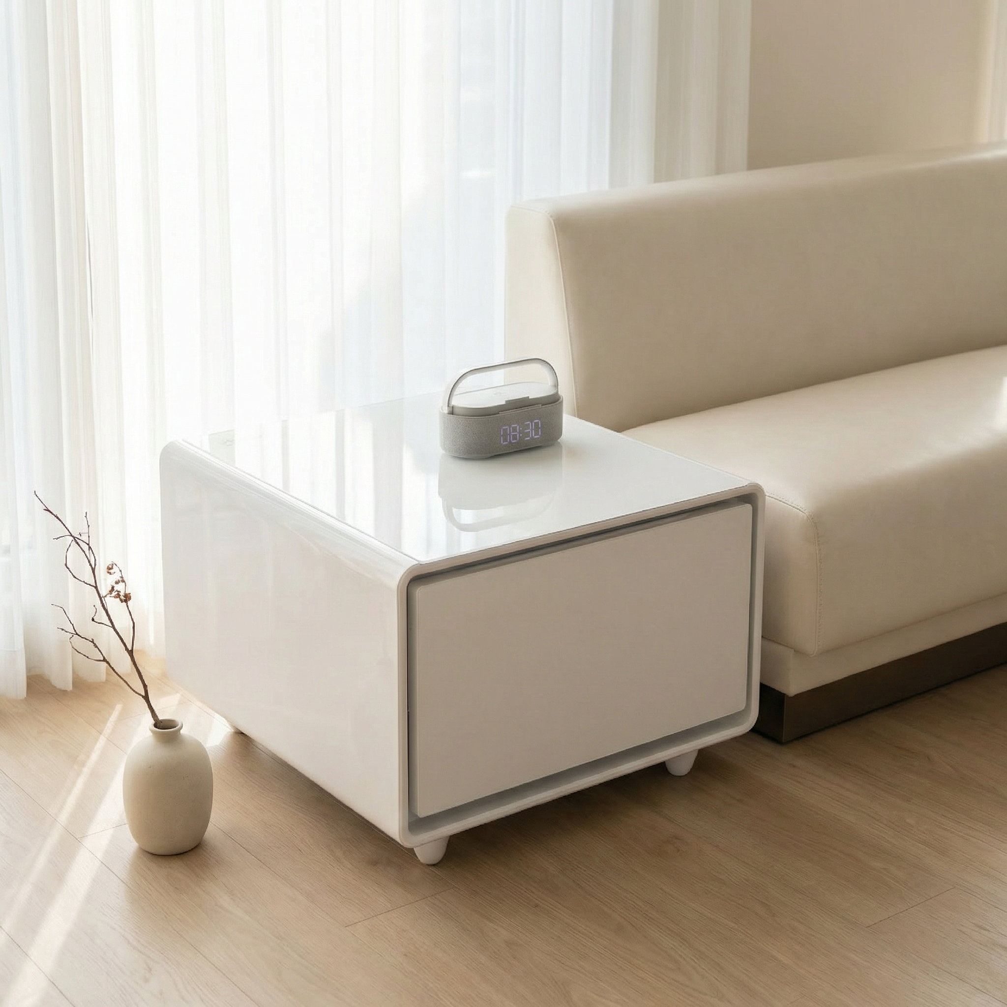 Bundle offer - Timber Smart Side Table 65L + 4 in 1 Bluetooth speaker