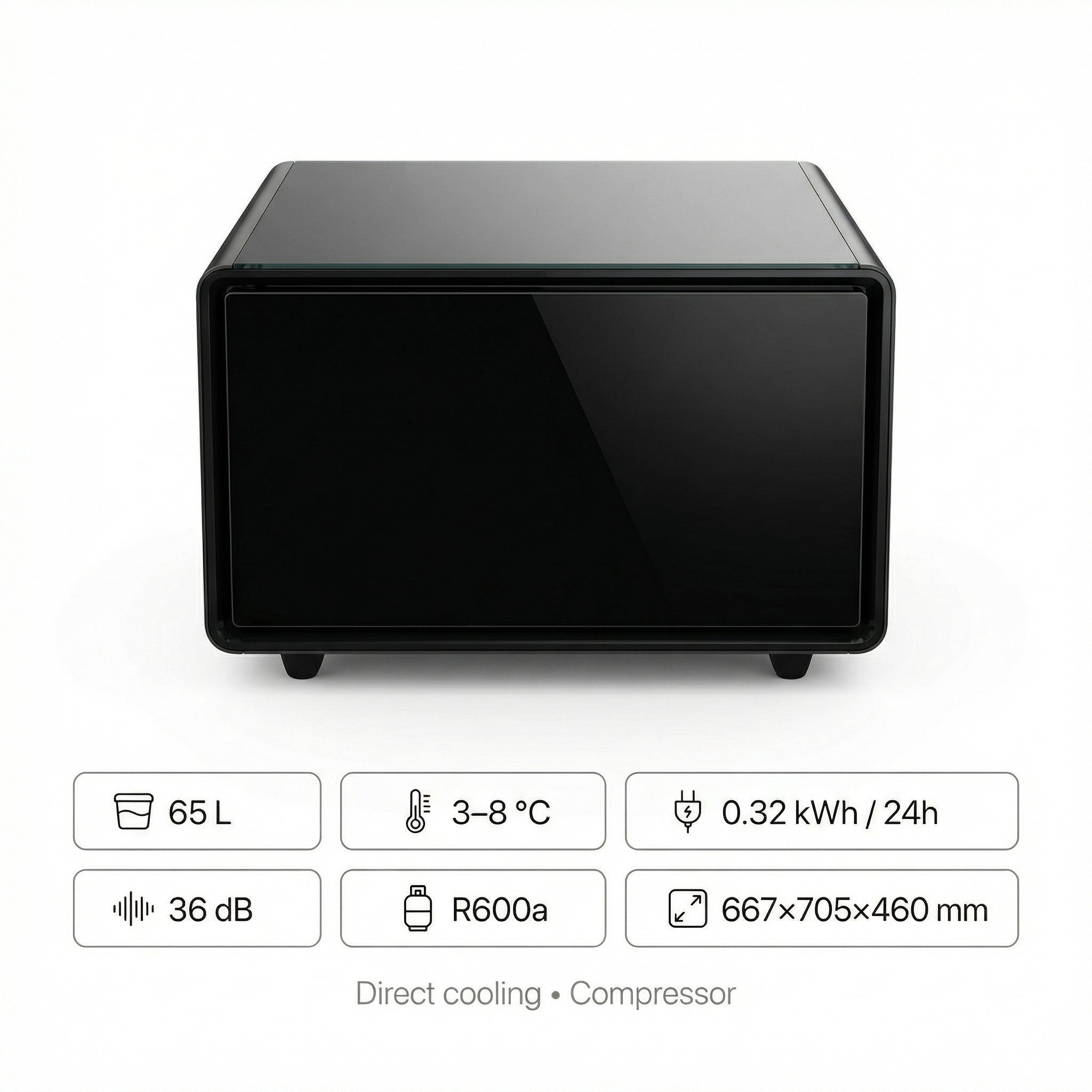 Bundle offer - Timber Smart Side Table 65L + 4 in 1 Bluetooth speaker