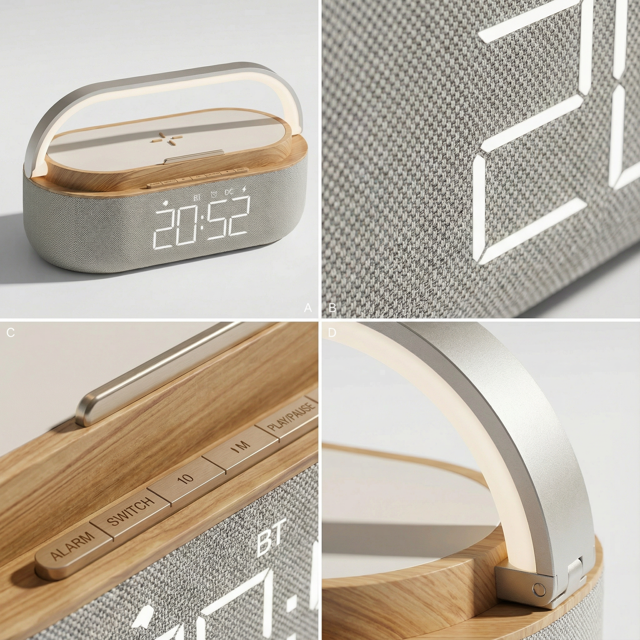 Bluetooth Speakers with Clock